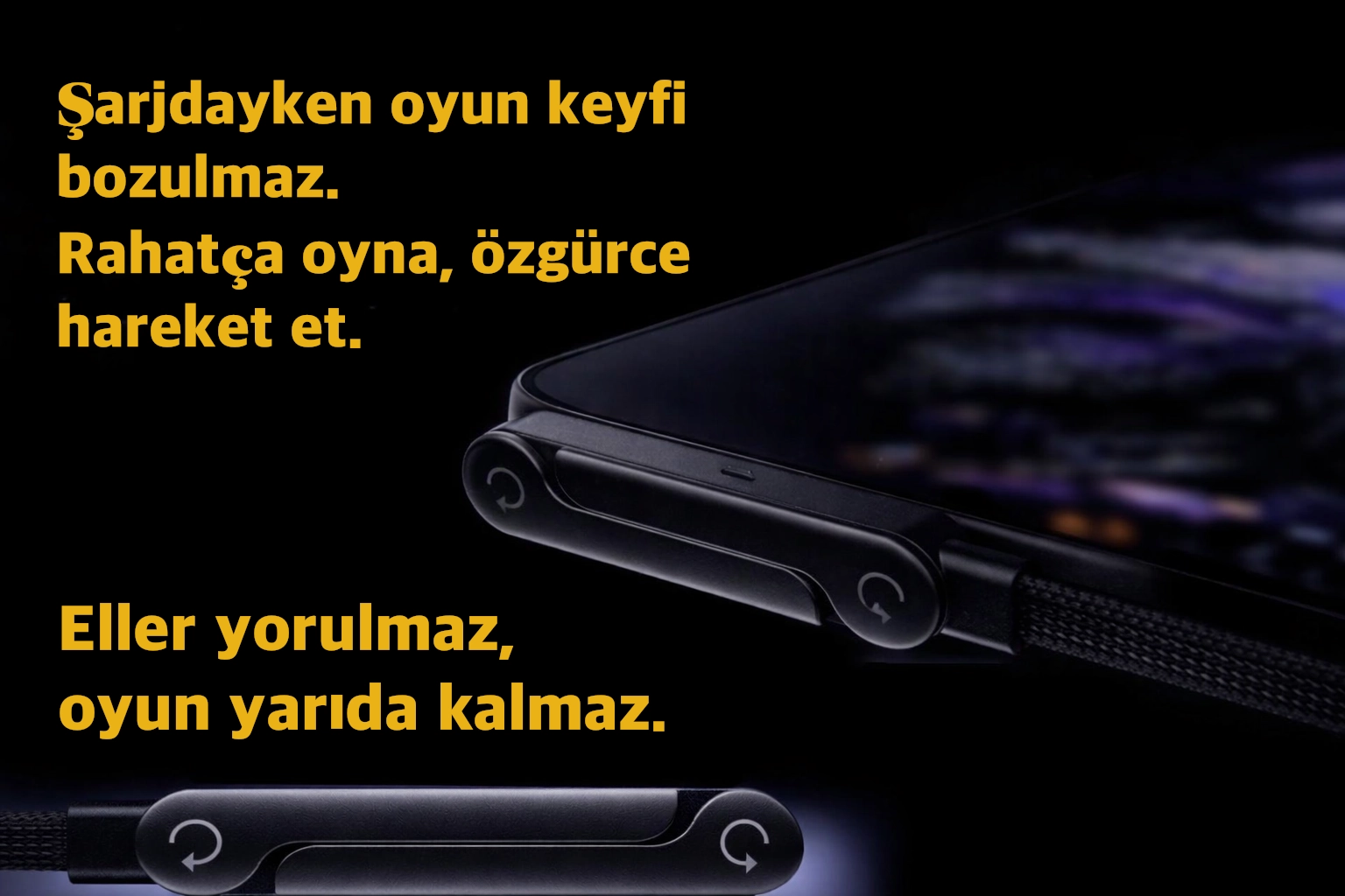 Hacıyatmaz Kablo USB-C 1.5 Metre Premium Örgülü Şarj Kablosu