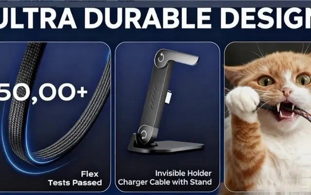 BASEMO Premium Type-C 240W Kablosu